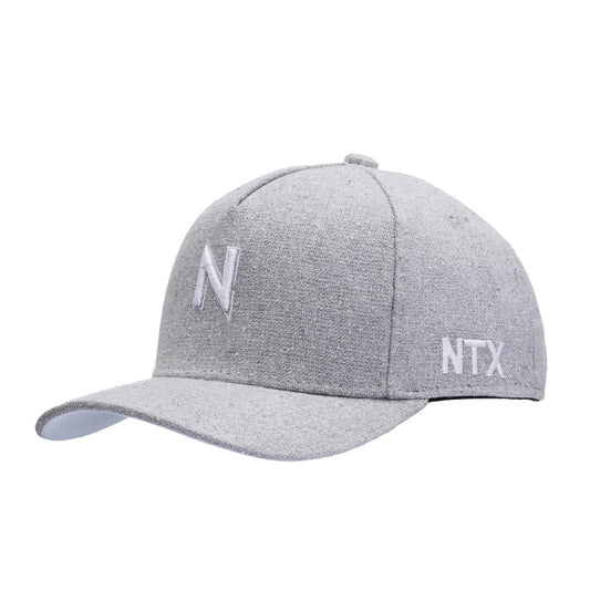 Boné NTX Aba Curva Minimal Cinza Patch Bordado Original